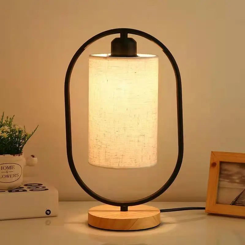 Luxury Wooden Table Lamp Chinese Style